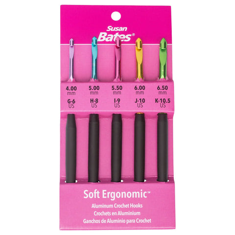 Susan Bates - Soft Ergonomic Crochet Hook Sets