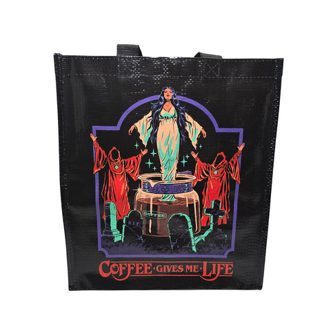 Coffee Gives Me Life Grocery Tote